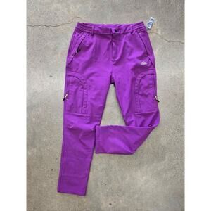 Outdoor Fleece-Lined Hiking/Ski Pants - Purple/Magenta - US 36 / 2XL